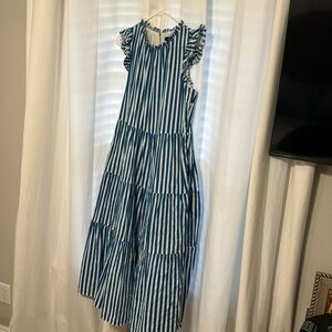 Jcrew striped midi